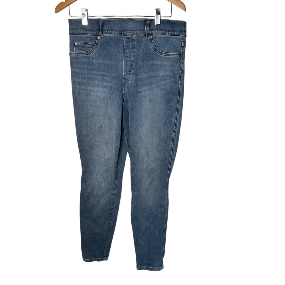 Spanx Medium Wash Skinny Jeans Size Large